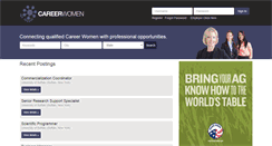 Desktop Screenshot of careerwomen.com